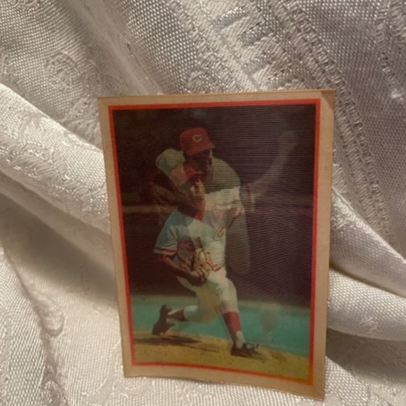 Vintage 1987  SportFlics John Franco #192 Cincinnati Reds Baseball Card. Fair - Picture 4 of 7